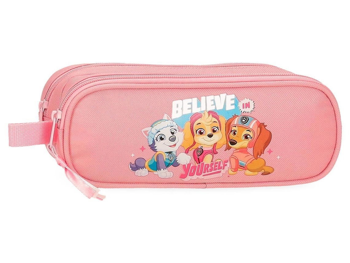 Nickelodeon Estuche Escolar Paw Patrol Believe In Yourself Poliéster Rosa