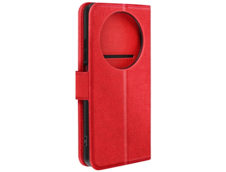 Funda Folio Vídeo para Xiaomi Redmi A3 AVIZAR Piel Rojo