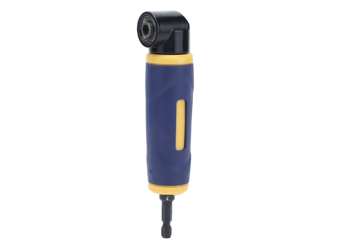 Adaptador De Taladro De Ángulo Recto De 90° Con Soporte Para Puntas De Destornillador Hexagonales De 1/4 Pulg.