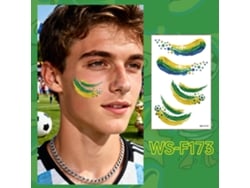 Tatuajes Temporales De Fútbol, Paquete De 10 Unidades, Resistentes Al Agua, Ideales Para Aficionados Y Eventos Deportivos, Ergonómicos, Para
