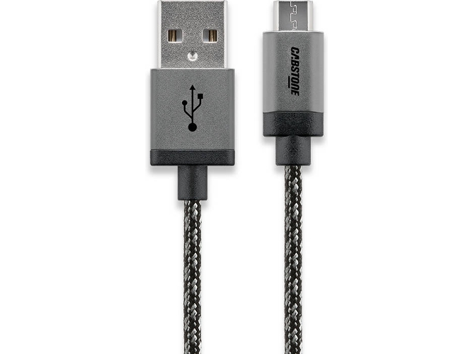 Cable USB CABSTONE USB A/Micro-USB B 3 m Macho/Macho Negro