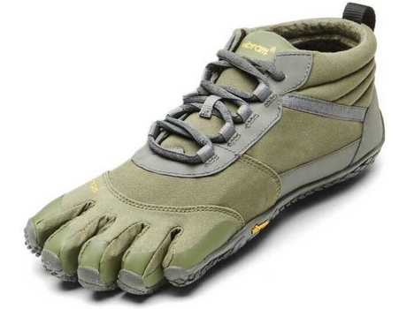 Zapato para Mujer VIBRAM FIVEFINGERS V-trek Insulated Verde para Montaña (EU 41)