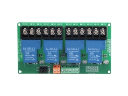 Módulo De Relé De 4 Canales Y 30 A Con Aislamiento Mediante Optoacoplador De Nivel Alto/bajo De 12 V Para Control Automático Plc.