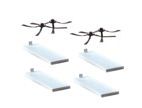 Robot aspirador con filtro Hepa, cepillo lateral, filtro de esponja para Amibot Spirit, repuestos de aspiradora robótica, accesorios