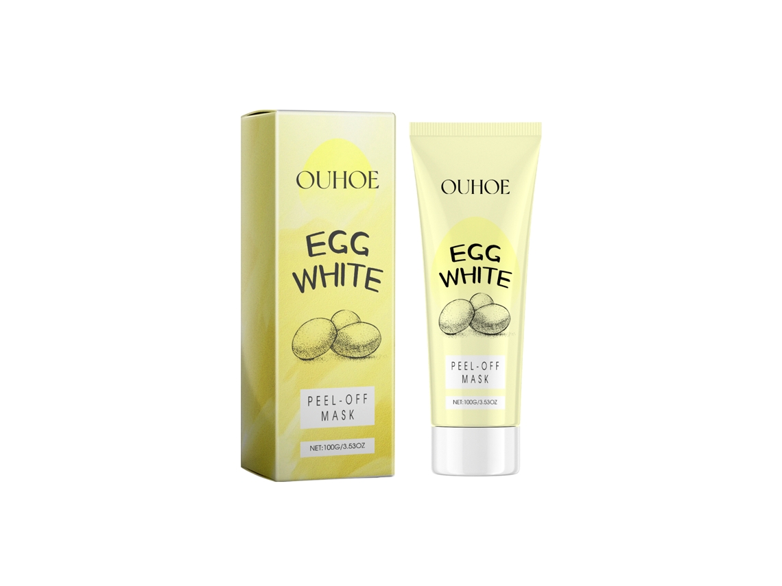 Mascarilla exfoliante peel-off para una limpieza facial profunda.