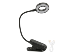 Rebe-lámpara De Escritorio Clip Con Control Táctil Y Cuello De Ganso 360°, Luz Led Multifunción Para Lectura En Cabecera De Cama