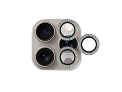 Cubre Objetivo Brillo Plata Para Iphone 15 Pro Max