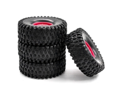 Neumáticos Drunk 2026 para coches RC Crawler con aros de rueda para coches RC a escala 1/10 Traxxas TRX 4 Axial SCX10 90046 90047 CC10