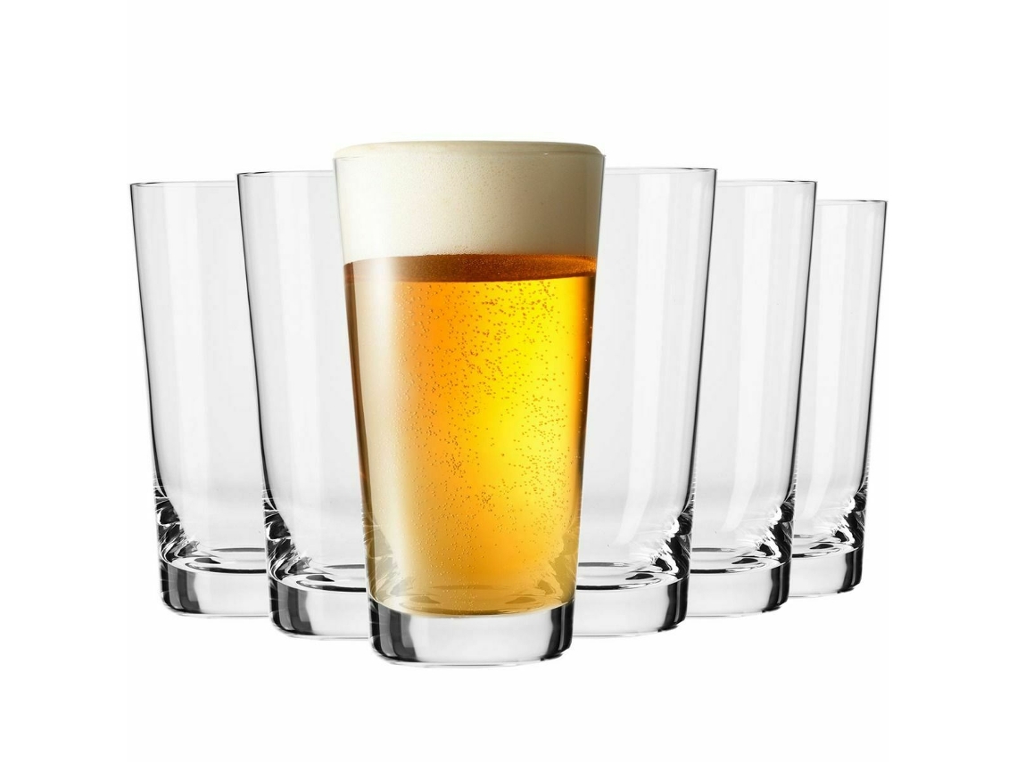 Vasos KROSGLASS Pure (Vidrio - Transparente - 8,8 x 16)