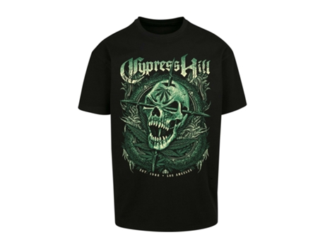 Camiseta para Hombre MISTER TEE (XS - Negro)