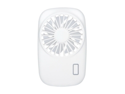 Mini ventilador de bolsillo blanco, recargable por USB, ajustable BRILVIBERA