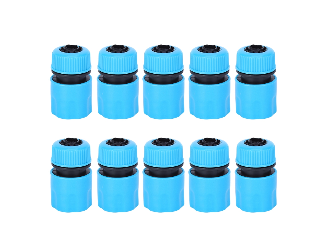 10 Conectores Rápidos Roscados G1/2 Pulgadas, Adaptadores De Manguera Para Riego De Jardín.
