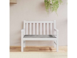 Cojín De Banco De Jardín Tela Oxford Gris 120x50x4 Cm