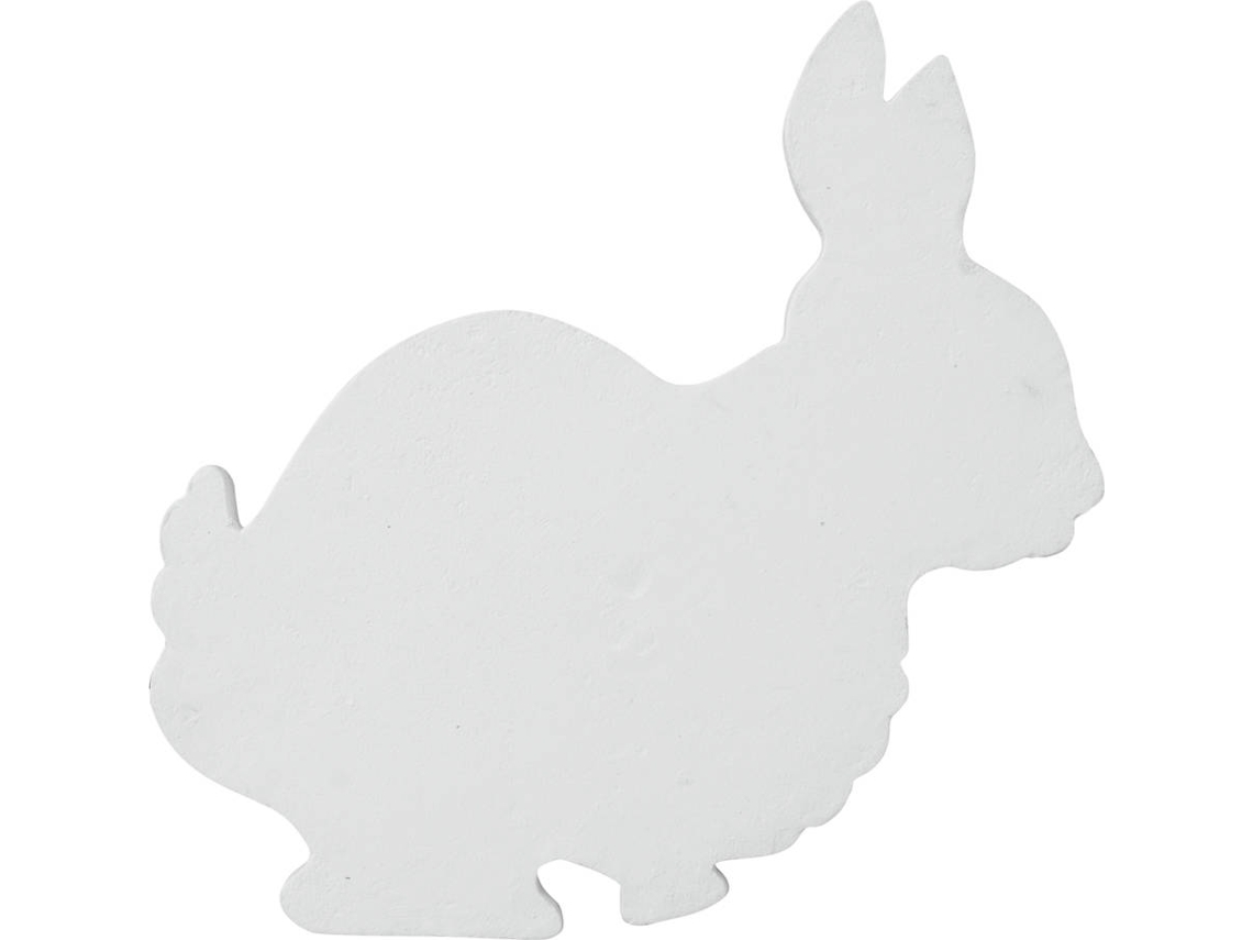 Planta Artificial EUROPALMS Silhouette Bunny (Blanco - 56 cm)