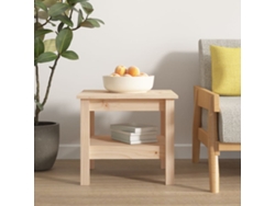Mesa de Centro de Apoyo 45X45X40 Cm Pino Macizo Lovely Home