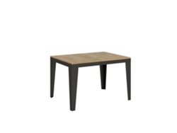 Mesa de Comedor ITAMOBY Flame Evolution (90x120/380 - Paneles de Melamina - Roble Natural)