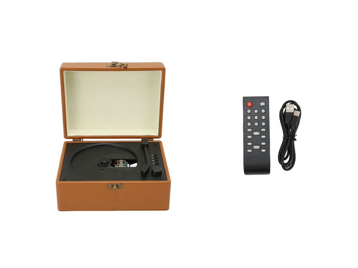 Reproductor de CD Bluetooth con entrada auxiliar y control remoto
