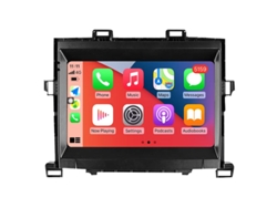 Coche Radio Android Auto Autoradio 8GB RAM 128G ROM CarPlay Navegación GPS Pantalla Táctil RoverOne para Toyota Alphard H20 2008 - 2014 