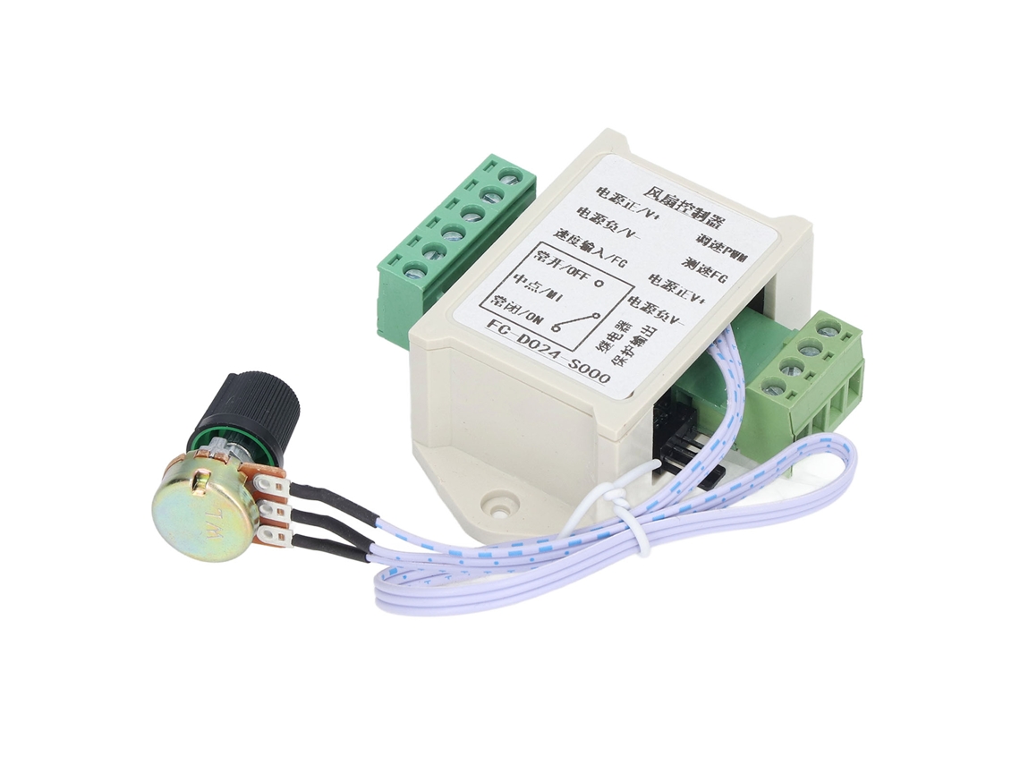 Controlador De Velocidad De Ventilador Con Toma Pwm De 4 Cables Para Refrigeración Industrial Fc-d024-s000 24v