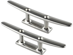Taquet D'amarrage Combiné En Acier Inoxydable 316, 2 Trous, 5", 6", 8 Bateau Marin, Pont, Corde,