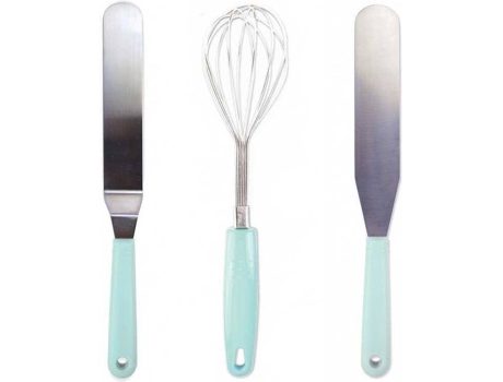 Batidor y Espátulas SCRAPCOOKING (Acero)