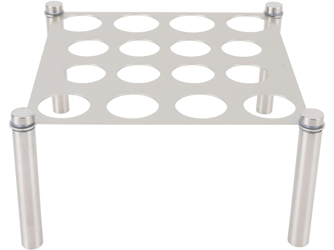 Soporte Para Piezas De Ajedrez, Base De Hierro Macizo, Organizador De 16 Orificios Para Manualidades.