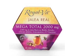 Complemento Alimentar DIETISA Royal Vit Jalea Real Mega Total 2000 Mg 20 Viales X (Limón - 10 ml)