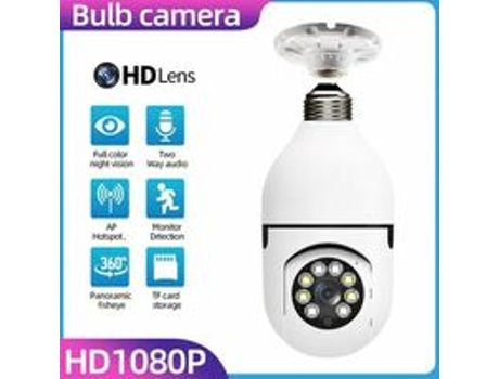 Cámara COZEVDNT con cable de 360 grados con control remoto a través de la aplicación 1080P