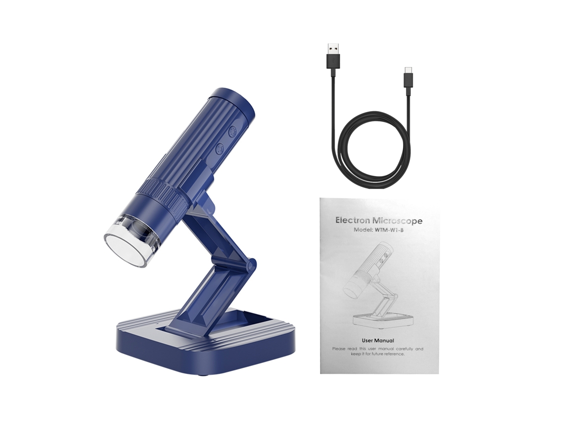 2026-microscopio Digital Para Niños Portátil Con Luz Usb Cámara Microscopio De Monedas Escritorio