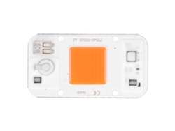 Chip Led Cob 50w 220v Full Spectrum Luz Branca Quente Sem Solda Painel Diy 100lm/w