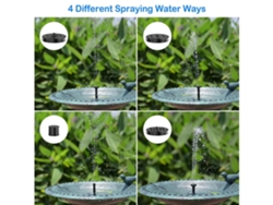 Fuente Solar, Poste Para Bebedero De Pájaros, Piscina Exterior, Acuario De Jardín, Patio Trasero*