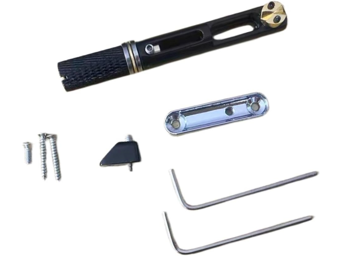 Precisions - Puente De Guitarra Negro Para Guitarras De Bobina Simple, Opciones De Doble Cejuela, Accesorios