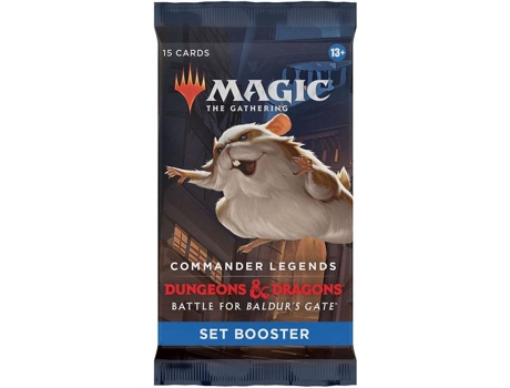 Juego de Cartas WIZARDS OF THE COAST MTG C.Legends:Battle for Baldurs Gate Set Booster (Edad Mínima: 14 Años -Nivel de Dificultad: Intermedio)
