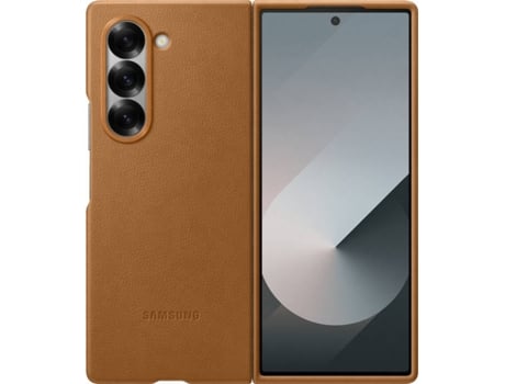 Funda SAMSUNG Galaxy Z Fold 6 Vegana (Castanho)