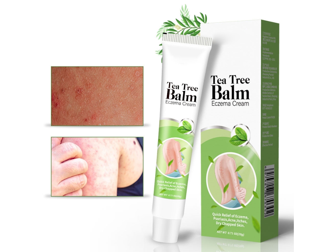 Pomada De Árbol De Té 20g Para Eczema Y Psoriasis - Anti-picazón, Natural, Suave, Sin Irritación, Absorción Fácil