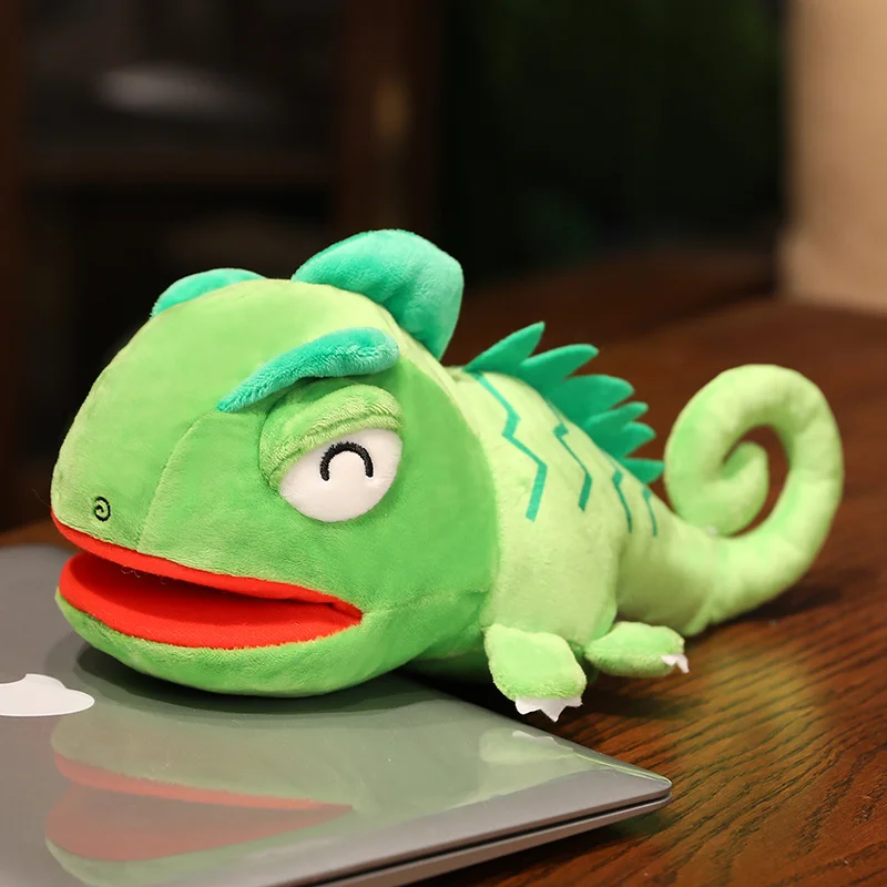 (camaleón 25-30cm) Peluche De Animal Marino, Apto Para Niños, Adultos Y Muñecas.