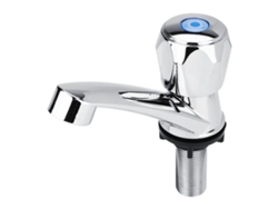 Grifo de agua fría individual de plástico ABS para baño, cocina, fregadero, accesorio