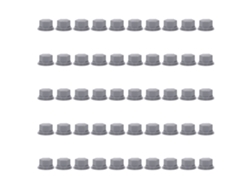 50 Tapas Protectoras De Silicona Para Tornillos Hexagonales, Resistentes Al Agua Y Al Polvo, M20 23 Mm
