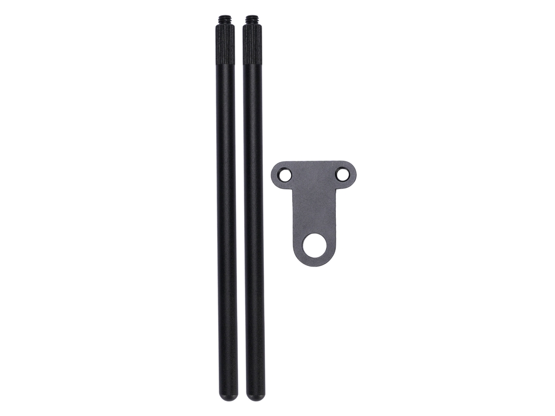 Advertencia sobre mordeduras: Barra de metal de aluminio para pesca de carpas (L)