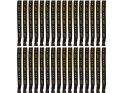 Juego De 50 Pulseras Ajustables Reutilizables Para Halloween, Conciertos, Festivales Y Fiestas.