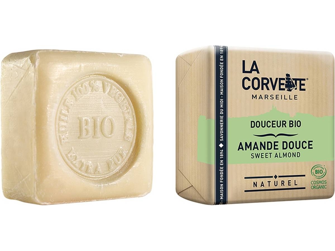 Jabón LA CORVETTE Almendra Dulce Suave Bio (100 g)