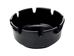 Cinturón De Cigarrillos De Melamina Negra De 10 Cm Con 8 Muescas Para Bares Y Hogar.