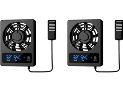 2 Ventiladores De Refrigeración Inteligentes Para El Depósito Con Pantalla Led