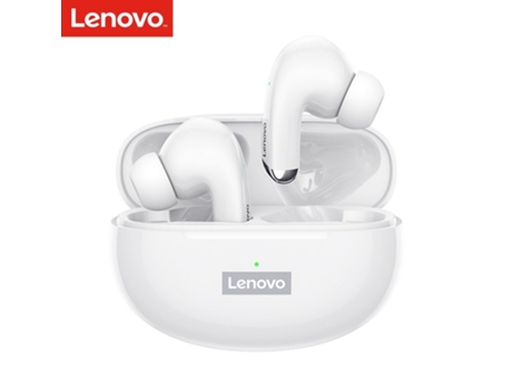 Auriculares Bluetooth True Wireless Auriculares Lenovo Lp5 Auriculares 5.0 Diseño ergonómico Hifi Deep Bass para teléfono móvil Blanco