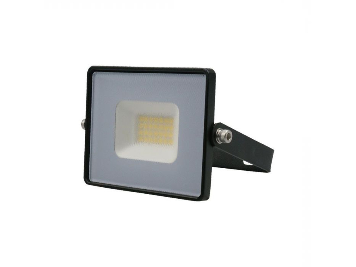 Proyector LED SMD de 20 W y 4000 K, cuerpo negro/vidrio gris, V-Tac
