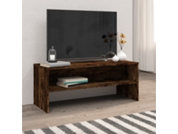 Estantería/Mueble de TV 100X40X40 Cm Derivados de Madera Roble Ahumado