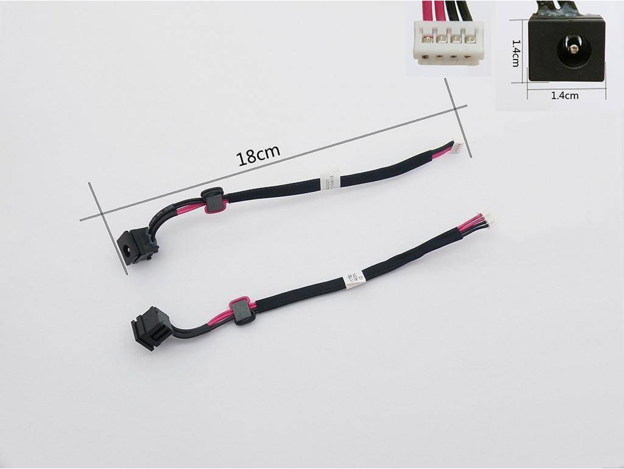 Conector Jack para Toshiba Satellite L300 L300D L350 L350D L355D P300 P305 L655
