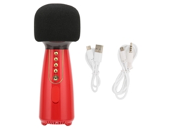 Microfone Bluetooth L868 Portátil Com Luz Led Para Festa Em Casa Carro Entrevista Discurso Red
