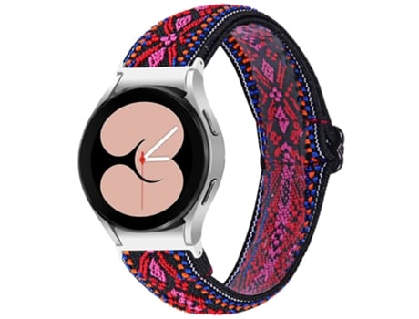 Correa de tela tejida tejido elástico ajustable para Samsung Galaxy Watch4 Active 40mm/44mm/Watch4 Classic 42mm/46mm - gramo