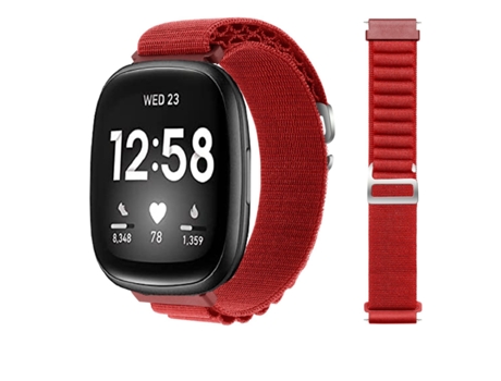 Correa Loop Alpine para Fitbit by Google Versa 2 Rojo